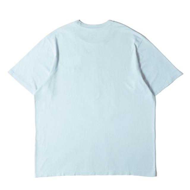 Supreme シュプリーム Tシャツ サイズ:XL / 22SS ハンドスタイルロゴ刺繍 ウォッシュド Tシャツ (Washed Handstyle S/S Top) / ブルー / トップス カットソー 半袖【メンズ】【中古】【美品】【K4479】
