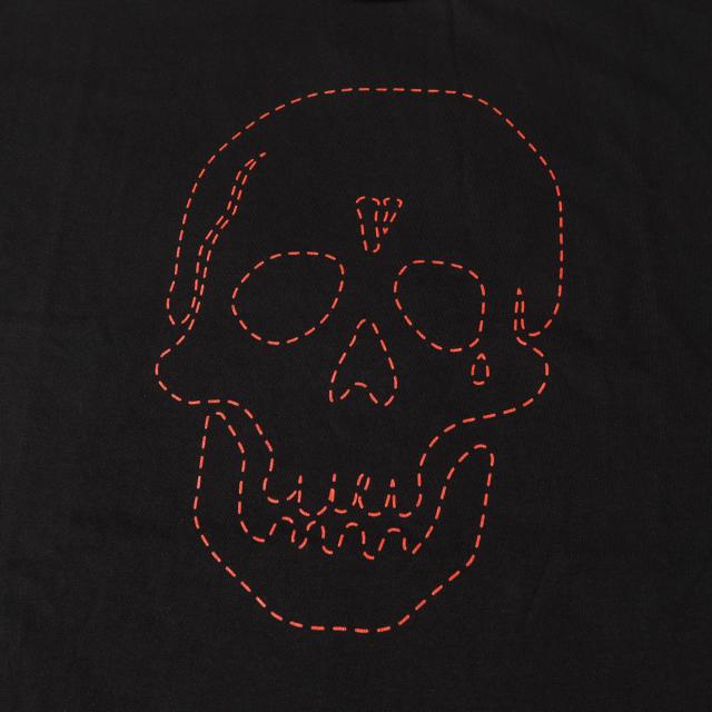 NEIGHBORHOOD ネイバーフッド Tシャツ サイズ:L / VLONE スカル グラフィック クルーネック Tシャツ / ブラック 黒 / トップス カットソー 半袖 / コラボ【メンズ】【中古】【新品同様】【K4479】 NEIGHBORHOOD ネイバーフッド Tシャツ サイズ:L / VLONE スカル
