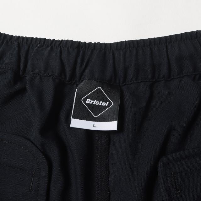 F.C.Real Bristol エフシーレアルブリストル パンツ サイズ:L / ベンチレーション ストレッチ チノ イージー ショーツ (VENTILATION CHINO SHORTS) / ブラック 黒 / ボトムス ショートパンツ【メンズ】【中古】【K4480】