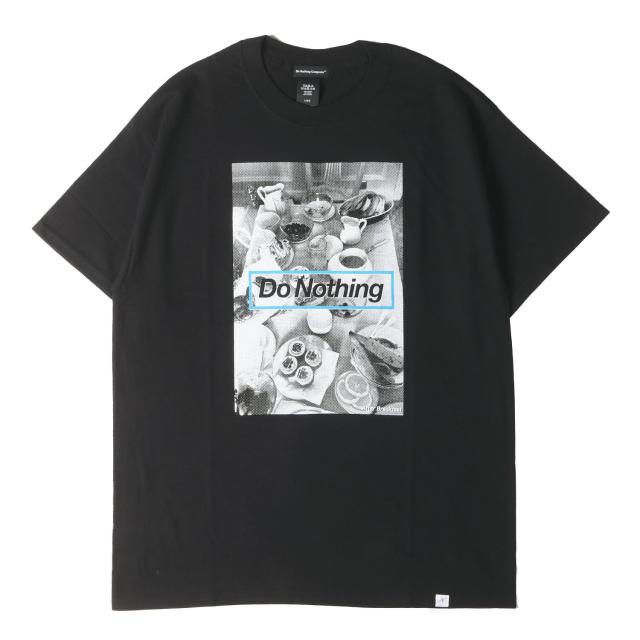 Do Nothing Congress ドゥーナッシングコングレス Tシャツ サイズ:L / ポップアップストア限定 復刻モデル クルーネック Tシャツ / ブラック 黒 / トップス カットソー 半袖【メンズ】【K4481】