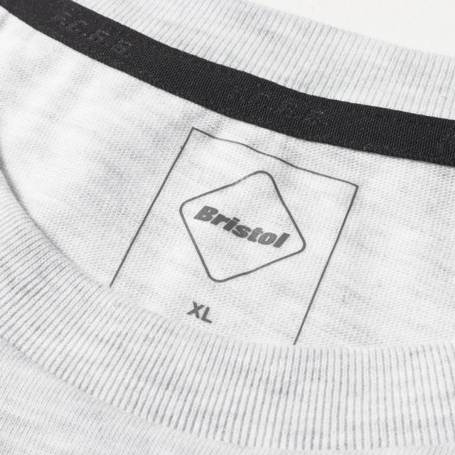 F.C.Real Bristol エフシーレアルブリストル Tシャツ サイズ:XL / 23SS デジタル レオパード BOXロゴ クルーネック Tシャツ (BOX LOGO TEE) / グレー / トップス カットソー 半袖【メンズ】【中古】【美品】【K4481】