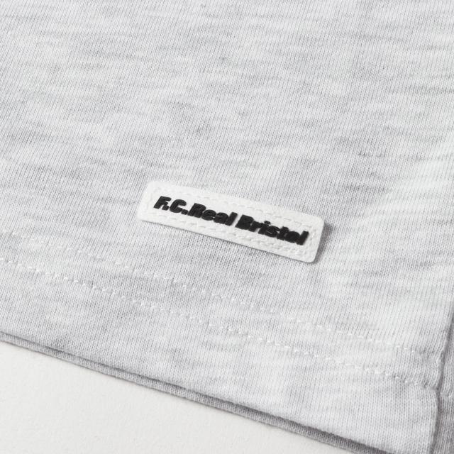 F.C.Real Bristol エフシーレアルブリストル Tシャツ サイズ:XL / 23SS デジタル レオパード BOXロゴ クルーネック Tシャツ (BOX LOGO TEE) / グレー / トップス カットソー 半袖【メンズ】【中古】【美品】【K4481】