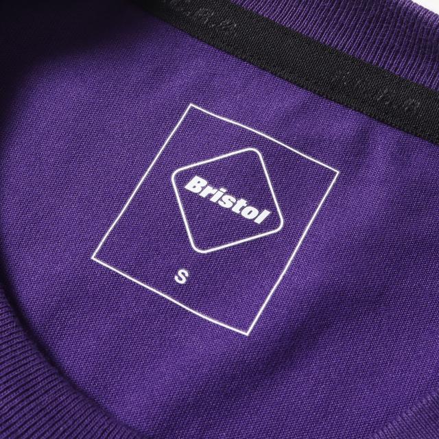 F.C.Real Bristol エフシーレアルブリストル Tシャツ サイズ:S / 23AW ナンバリングロゴ クルーネック Tシャツ (50 LETTERED EMBLEM TEE) / パープル / トップス カットソー 半袖【メンズ】【中古】【K4481】