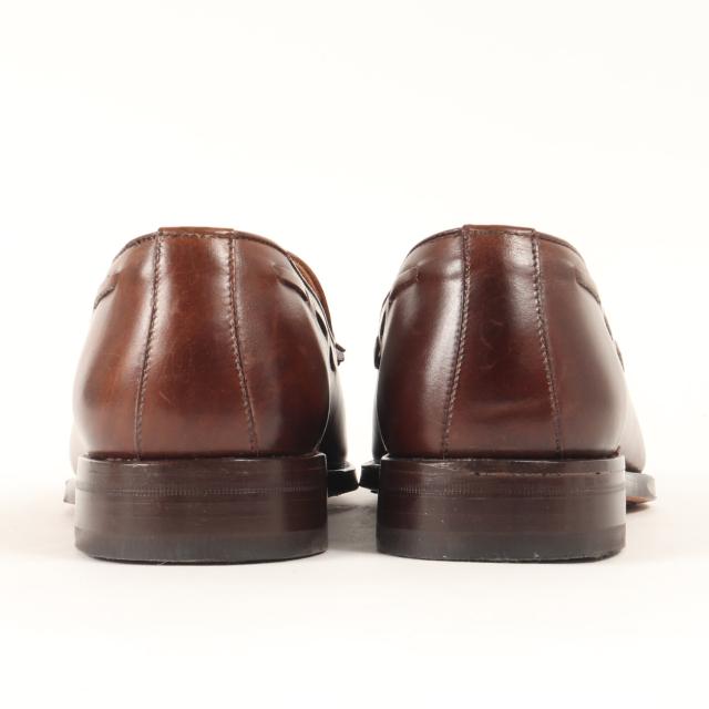 Berwick バーウィック サイズ:6 1/2(25.5cm) / タッセル レザー ローファー (5127VELEDB) / MADE IN SPAIN / ダークブラウン / ブランド シューズ 靴【メンズ】【中古】【K4484】
