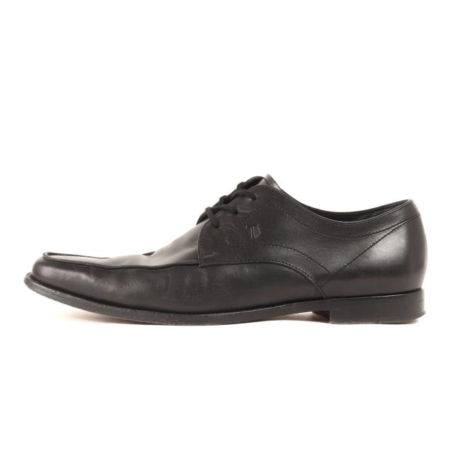 TODS トッズ サイズ:6 1/2(25cm相当) / レザー ドレス シューズ / MADE IN ITALY / ブラック 黒 / ブランド 靴【メンズ】【中古】【K4484】