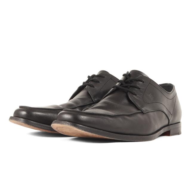 TODS トッズ サイズ:6 1/2(25cm相当) / レザー ドレス シューズ / MADE IN ITALY / ブラック 黒 / ブランド 靴【メンズ】【中古】【K4484】_1