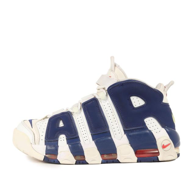 NIKE ナイキ サイズ:26.0cm / AIR MORE UPTEMPO 96 KNICKS (921948-101) / エアモアアップテンポ ニックス / ホワイト ディープロイヤルブルー / US8 / スニーカー バッシュ バスケ シューズ 靴【メンズ】【中古】【K4484】