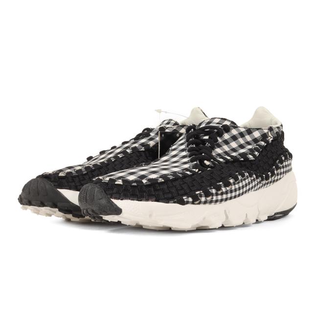 NIKE ナイキ サイズ:27.5cm / AIR FOOTSCAPE WOVEN MOTION GINGHAM CHECK (417725-001) / エアフットスケープ ウーブン モーション ギンガムチェック / ブラック サミットホワイト / US9.5 / スニーカー シューズ 靴【メンズ】【K4484】_1