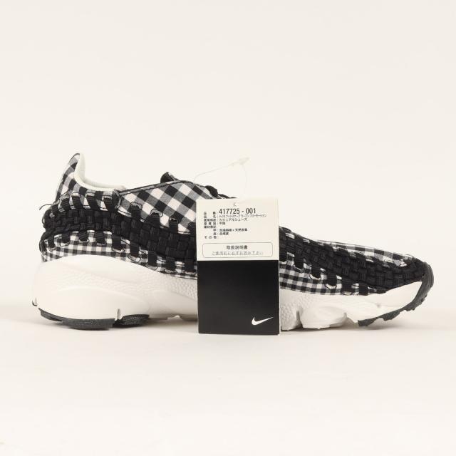 NIKE ナイキ サイズ:27.5cm / AIR FOOTSCAPE WOVEN MOTION GINGHAM CHECK (417725-001) / エアフットスケープ ウーブン モーション ギンガムチェック / ブラック サミットホワイト / US9.5 / スニーカー シューズ 靴【メンズ】【K4484】_4