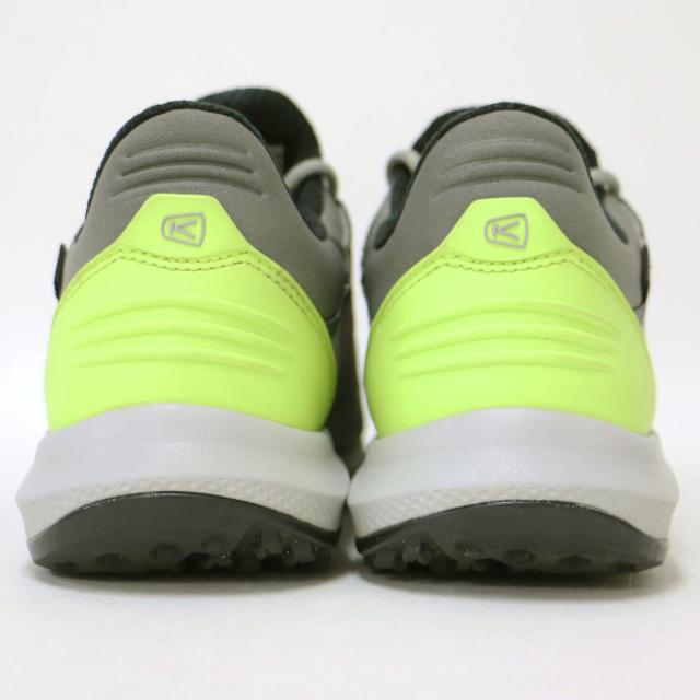 KEEN キーン スニーカー グレー イエロー サイズ:US7.5(24.5cm) / テンポフレックス ウォータープルーフ / TEMPO FLEX WP / トレッキングシューズ / ローカット レースアップ スニーカー シューズ 靴【レディース】【中古】【K4485】