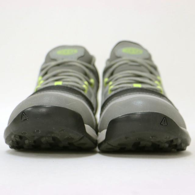 KEEN キーン スニーカー グレー イエロー サイズ:US7.5(24.5cm) / テンポフレックス ウォータープルーフ / TEMPO FLEX WP / トレッキングシューズ / ローカット レースアップ スニーカー シューズ 靴【レディース】【中古】【K4485】