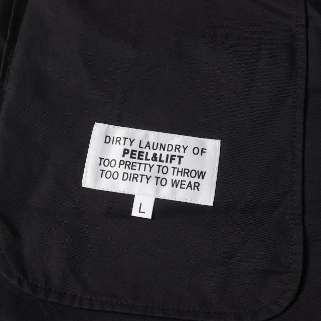 PEEL&LIFT ピールアンドリフト パンツ サイズ:L / 21SS コットン/ナイロン イージーショーツ / ブラック 黒 / ボトムス ショートパンツ ズボン【メンズ】【中古】【K4487】 PEEL&LIFT ピールアンドリフト パンツ サイズ:L / 21SS コットン