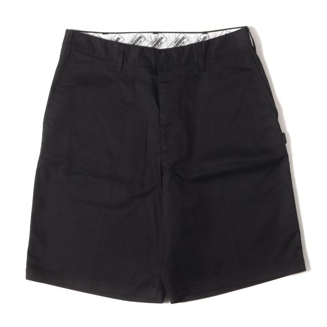 NEIGHBORHOOD ネイバーフッド パンツ サイズ:L / 24SS ツイル ワーク ショーツ (WORK SHORT PANTS) / ブラック 黒 / ボトムス ショートパンツ ズボン【メンズ】【中古】【美品】【K4487】