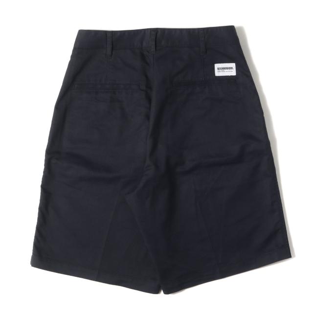 NEIGHBORHOOD ネイバーフッド パンツ サイズ:L / 24SS ツイル ワーク ショーツ (WORK SHORT PANTS) / ブラック 黒 / ボトムス ショートパンツ ズボン【メンズ】【中古】【美品】【K4487】 NEIGHBORHOOD ネイバーフッド パンツ サイズ:L / 24SS ツイル ワーク