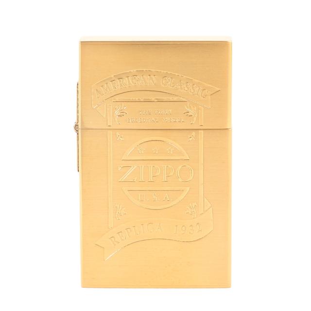 ZIPPO ジッポ オリジナル 1932レプリカ ロゴ刻印 ライター (ORIGINAL 1932REPLICA) / ゴールド / USA製 / ファッション アイテム 小物 雑貨【メンズ】【K4488】 18,144円