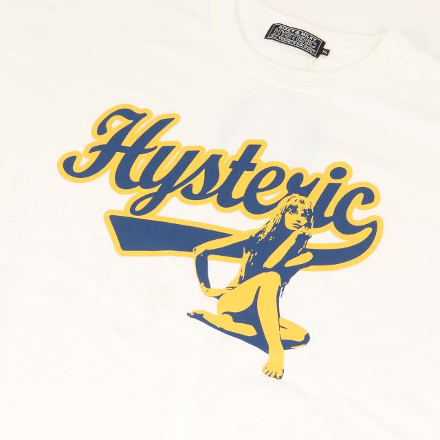 HYSTERIC GLAMOUR® HYSTERIC LEAGUE Tシャツ HYSTERIC GLAMOUR tシャツ LEAGUE Tシャツ メンズ : ZOZOTOWN