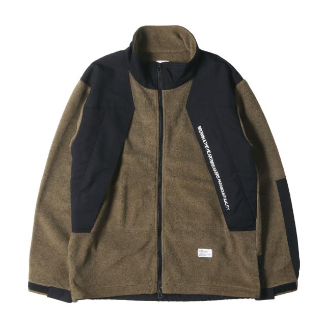 BEDWIN ベドウィン ジャケット サイズ:3 フルジップ フリースジャケット FLEECE JACKET STEVE オリーブ ブラック アウター ブルゾン 上着【メンズ】【中古】【K4207】