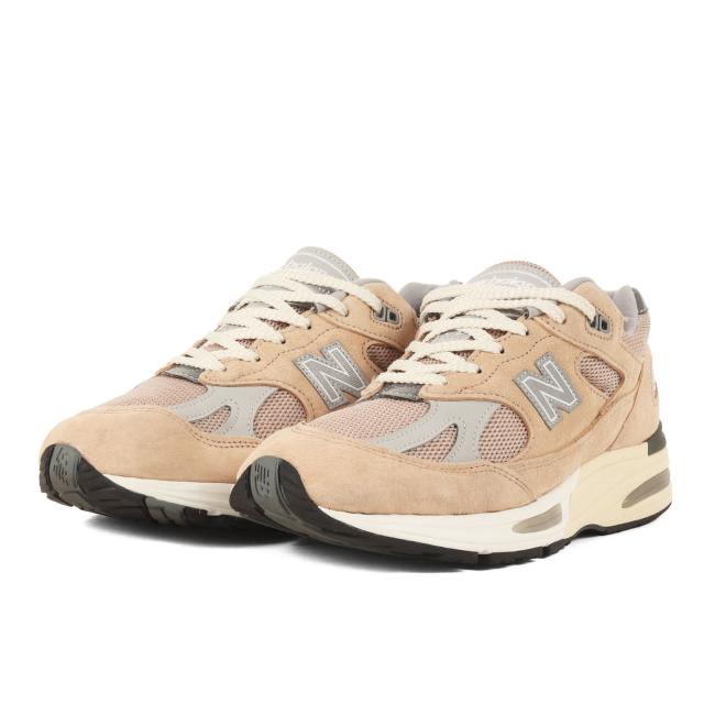 NEW BALANCE ニューバランス サイズ:26.5cm / 25SS U991 BE2 / V2 CUBAN SAND (MADE IN ENGLAND) / ベージュ / US8.5 D / ローカット スニーカー シューズ 靴【メンズ】【中古】【K4493】 NEW BALANCE ニューバランス サイズ:26.5cm / 25SS U991 BE2 / V2