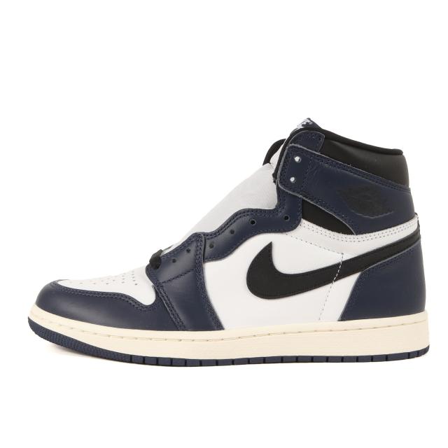 NIKE ナイキ サイズ:26.5cm / AIR JORDAN 1 RETRO HIGH OG MIDNIGHT NAVY (DZ5485-401) / エアジョーダン1 レトロ ハイ / ミッドナイトネイビー ブラック / US8.5 / ハイカット スニーカー シューズ 靴【メンズ】【K4493】
