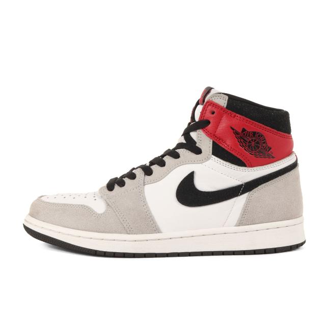 NIKE ナイキ サイズ:27.0cm / AIR JORDAN 1 RETRO HIGH OG Smoke Grey (555088-126) / エアジョーダン1 レトロ ハイ / ホワイト ブラック ライトスモークグレー / US9 / ハイカット スニーカー シューズ 靴【メンズ】【中古】【美品】【K4493】