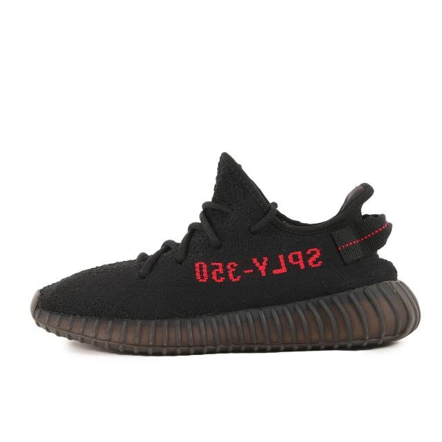 adidas アディダス サイズ:25.5cm YEEZY BOOST 350 V2 Black Red 2016年製 CP9652 イージー ブースト ブラック レッド 黒赤 US7.5 ローカット スニーカー シューズ 靴 コラボ【メンズ】【中古】【K4209】