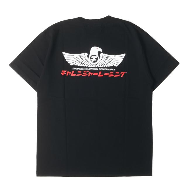 CHALLENGER チャレンジャー Tシャツ サイズ:XL / 23AW イーグルロゴ クルーネック Tシャツ (CMC EAGLE TEE) / ブラック 黒 / トップス カットソー 半袖【メンズ】【K4495】