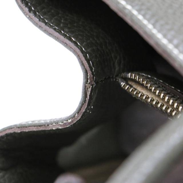 A.D.M.J. エーディーエムジェイ バッグ カーキ / レザー トートバッグ