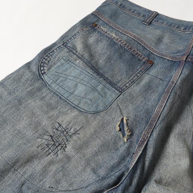 セントマイケルデニムダブルニーペインターパンツSaint Michael