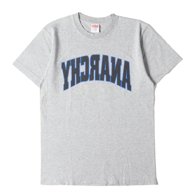 Supreme シュプリーム Tシャツ サイズ:M / ANARCHY ロゴ クルーネック Tシャツ (Anarchy Tee) / ヘザーグレー / トップス カットソー 半袖【メンズ】【中古】【K4498】
