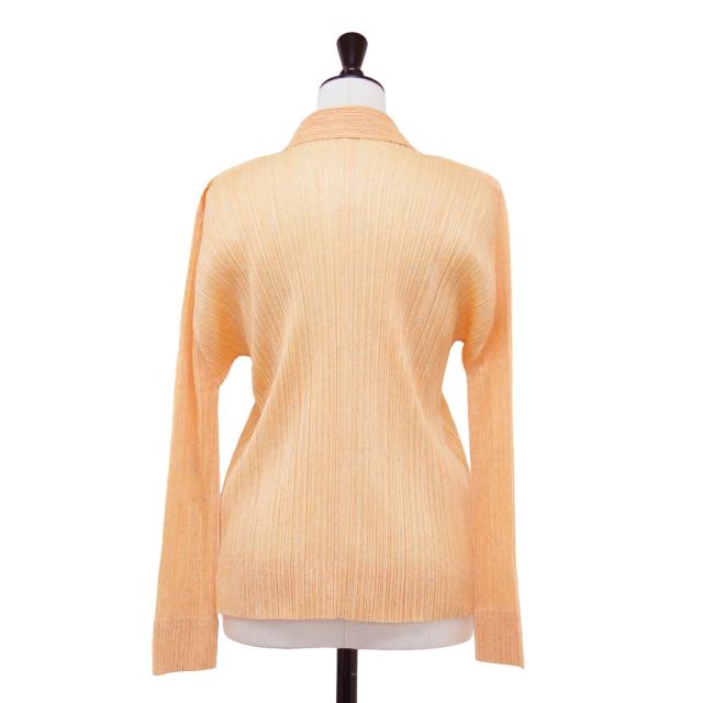 PLEATS PLEASE プリーツプリーズ グラデーション 長袖 オレンジ PLEATS