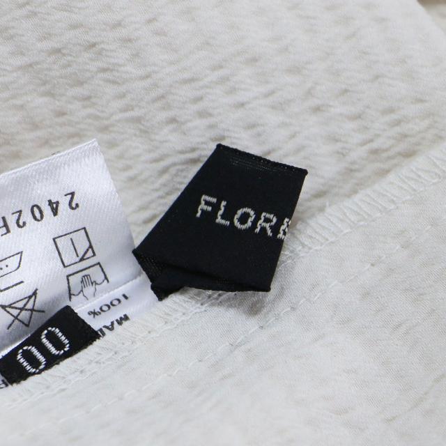 FLORENT フローレント ブラウス ホワイト 白 サイズ:00(S) / 24春夏