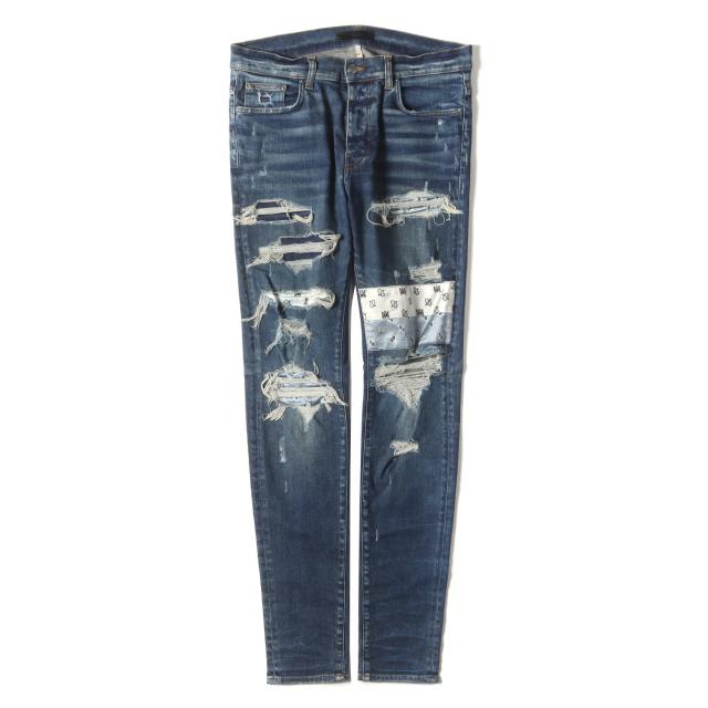 AMIRIダメージパンツ 28サイズshota 値下げ対応可能‼️】 AMIRI ダメージデニム サイズ28 ショット