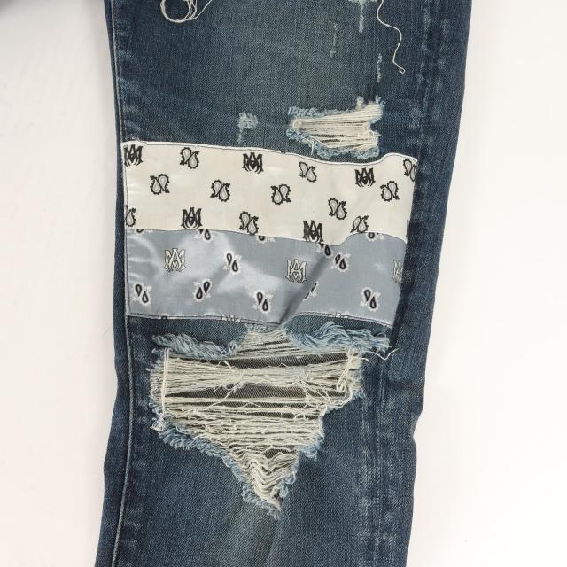 AMIRI アミリ パンツ サイズ:33 / ダメージ加工 パッチワーク スキニー