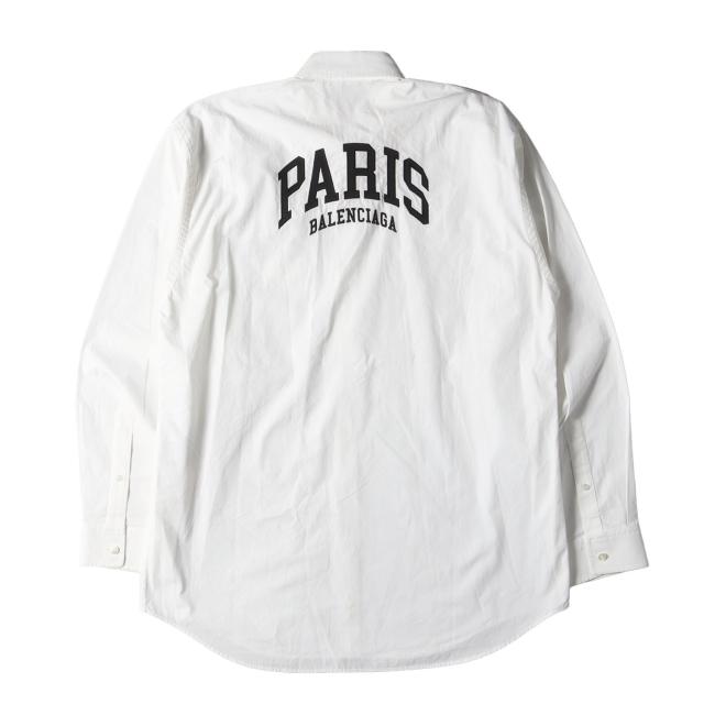 バレンシアガ 白シャツ バックロゴ BALENCIAGA ホワイト Tシャツ バレンシアガ 白シャツ バックロゴ BALENCIAGA ホワイト Tシャツ