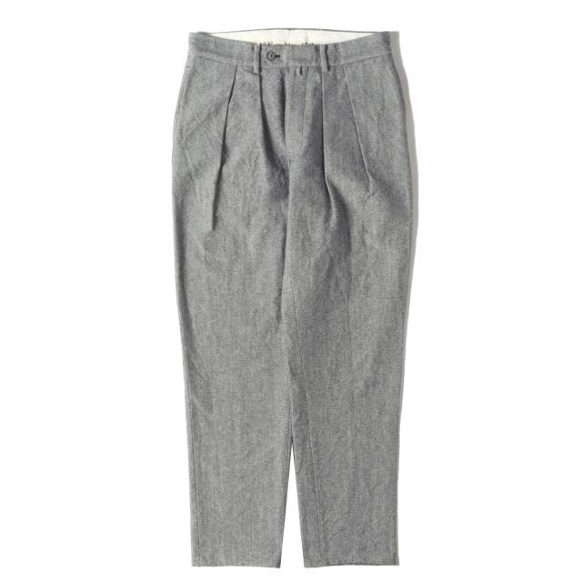 NEAT ニート パンツ サイズ:46 / American Woolen Company 混紡ウール ツータック スラックス パンツ / グレー / ボトムス ズボン / 日本製【メンズ】【中古】【K4459】