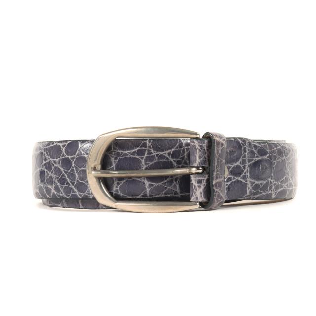 Brioni ブリオーニ リアルクロコ ワニ革 ベルト ブラウン ゴールド ☆定価60万円超・極上品☆ ブリオーニ BRIONI 極上クロコダイルレザー