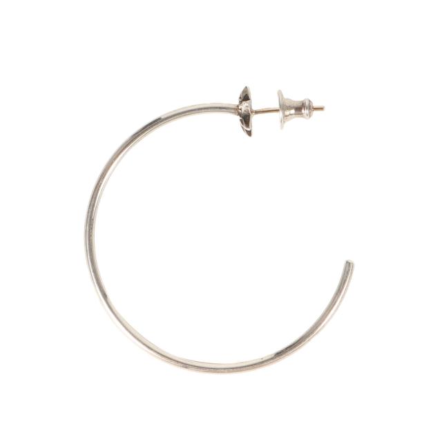 CHROME HEARTS (クロムハーツ) HOOP CH PLS CHプラス フープ シルバー