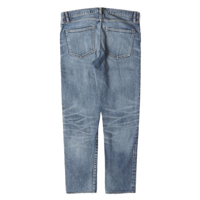 MINEDENIM マインデニム パンツ サイズ:8 / ウォッシュド加工 スリム テーパード ストレッチ デニム パンツ (102 N.Slim Tapered USD FPKH102NSTUD-85) / ジッパーフライ / インディゴ / ボトムス ジーンズ ジーパン【メンズ】【中古】【K4501】_1