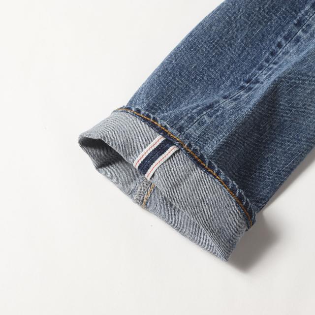MINEDENIM マインデニム パンツ サイズ:8 / ウォッシュド加工 スリム テーパード ストレッチ デニム パンツ (102 N.Slim Tapered USD FPKH102NSTUD-85) / ジッパーフライ / インディゴ / ボトムス ジーンズ ジーパン【メンズ】【中古】【K4501】_4