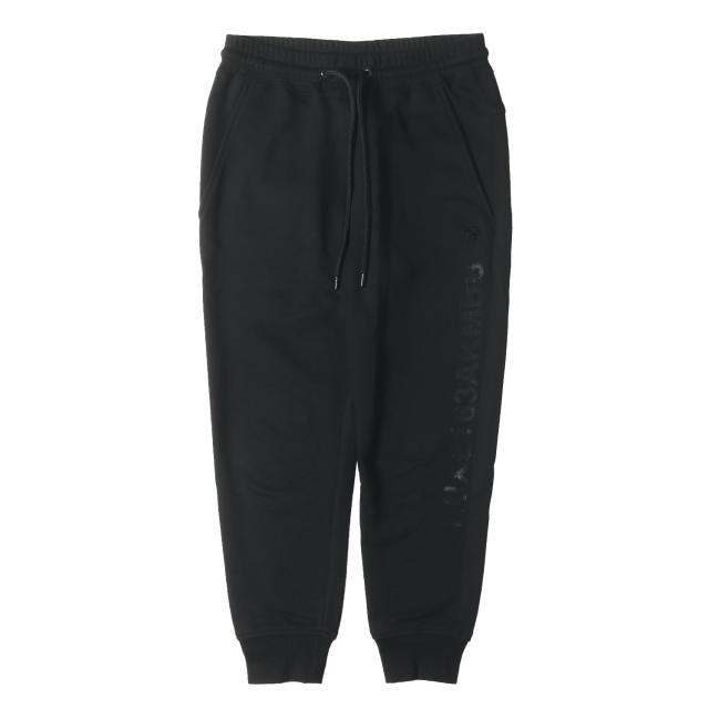 AKM エイケイエム パンツ サイズ:S / ロゴ スウェット パンツ (SOLID RIB WITH SIDE LUXE163AKMBB LOGO BSL-408 CT01) / 裏毛 / ブラック 黒 / ボトムス ズボン / 日本製【メンズ】【中古】【K4500】