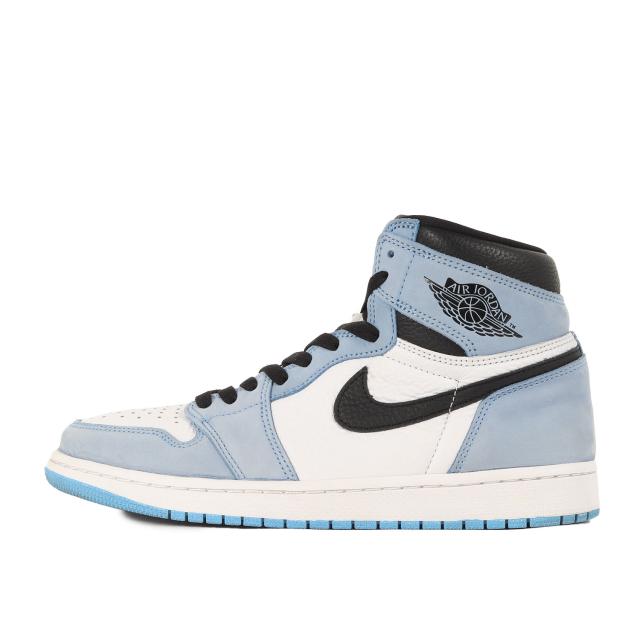 NIKE ナイキ サイズ:27.5cm AIR JORDAN 1 RETRO HIGH OG UNIVERSITY BLUE (555088-134) エアジョーダン1 レトロ ハイ ホワイト ブラック ユニバーシティブルー US9.5 ハイカット スニーカー シューズ 靴【メンズ】【中古】【K4219】