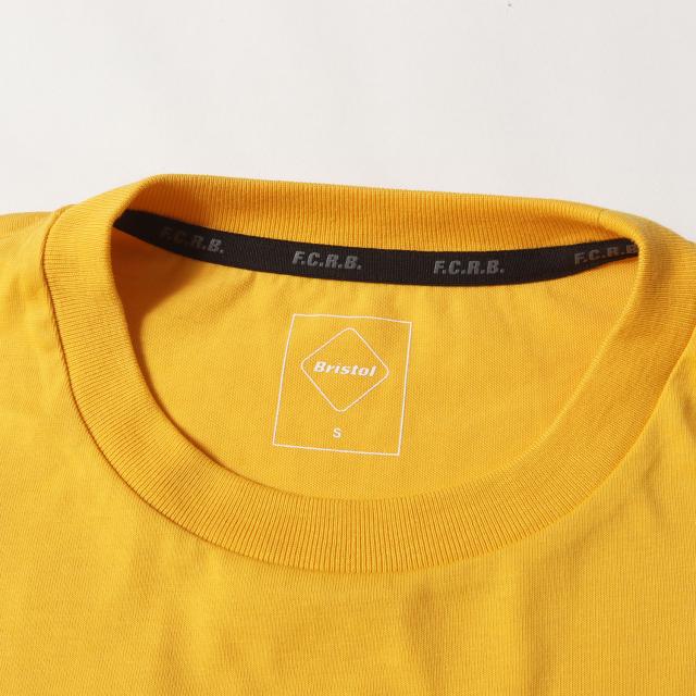 F.C.Real Bristol エフシーレアルブリストル Tシャツ サイズ:S / 22AW ブランドロゴ クルーネック Tシャツ (AUTHENTIC TEE) / イエロー / トップス カットソー 半袖【メンズ】【中古】【美品】【K4501】
