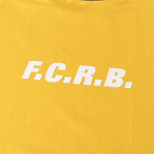 F.C.Real Bristol エフシーレアルブリストル Tシャツ サイズ:S / 22AW ブランドロゴ クルーネック Tシャツ (AUTHENTIC TEE) / イエロー / トップス カットソー 半袖【メンズ】【中古】【美品】【K4501】