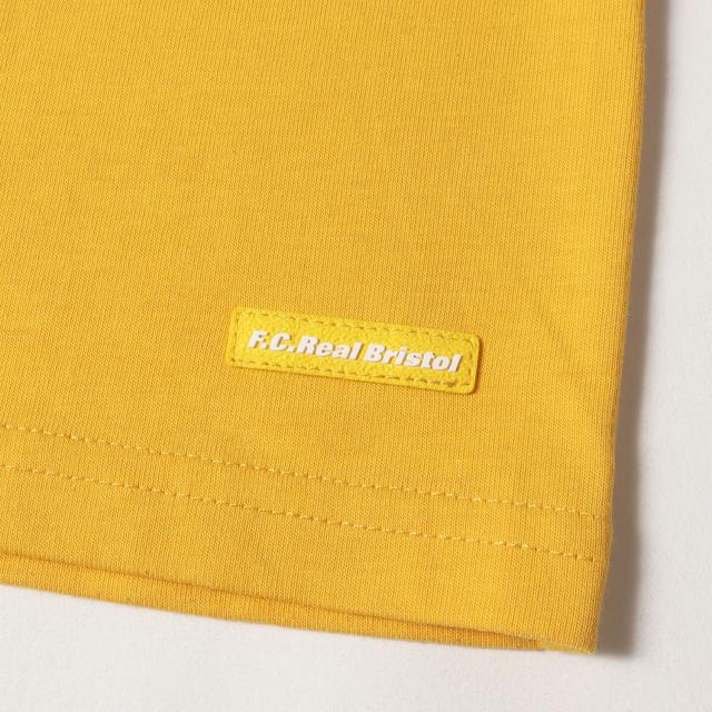F.C.Real Bristol エフシーレアルブリストル Tシャツ サイズ:S / 22AW ブランドロゴ クルーネック Tシャツ (AUTHENTIC TEE) / イエロー / トップス カットソー 半袖【メンズ】【中古】【美品】【K4501】
