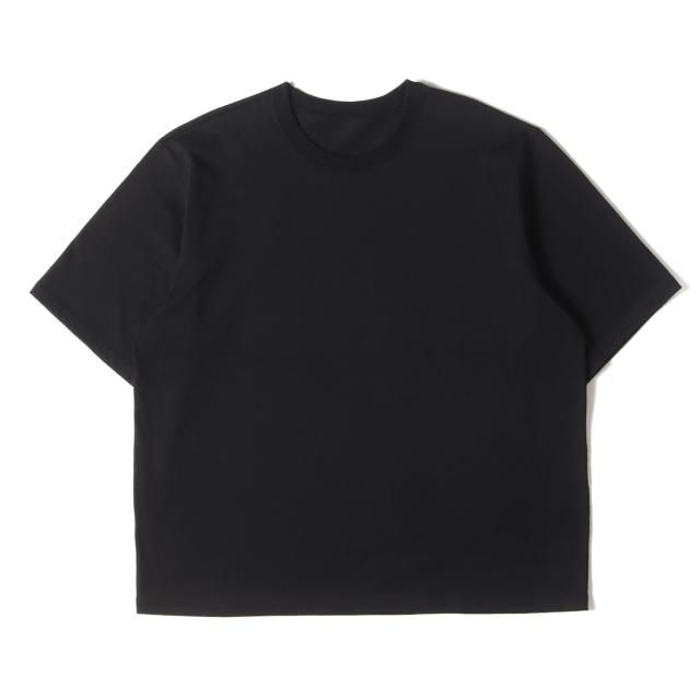 AKM エイケイエム Tシャツ サイズ:M / 24SS オーバーサイズ ルーズフィット ヘビーウェイト Tシャツ (COTTON TENJIKU S/S CREW-NECK LOOSE FIT T) / MADE IN JAPAN / ブラック 黒 / トップス カットソー 半袖【メンズ】【中古】【美品】【K4501】