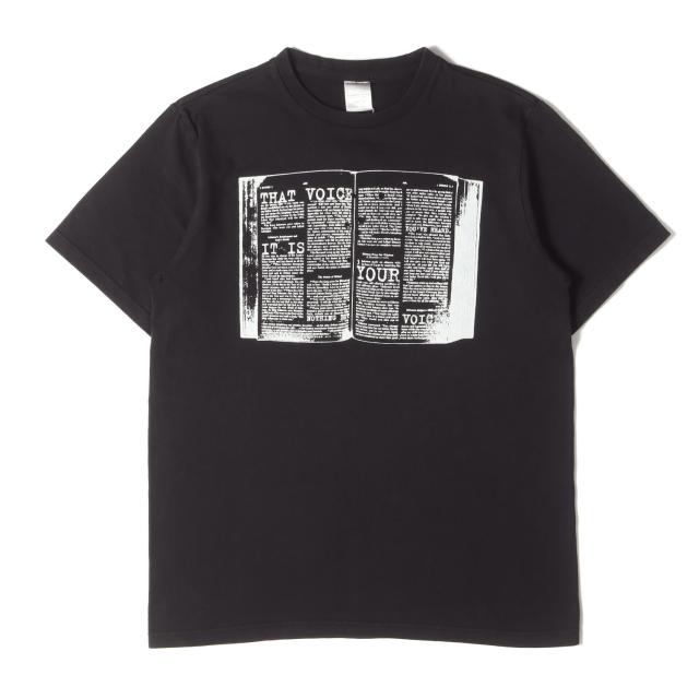 NUMBER (N)INE ナンバーナイン Tシャツ サイズ:4 / 01SS タイム期 穴あき加工 Tシャツ (デッドストック) / ブラック 黒 / トップス カットソー 半袖【メンズ】【K4502】