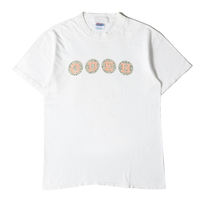 GOOD ENOUGH グッドイナフ Tシャツ サイズ:M / 90s モザイク GDEHロゴ Tシャツ (Hanesボディ) / ホワイト 白 / トップス カットソー 半袖【メンズ】【中古】【K4502】