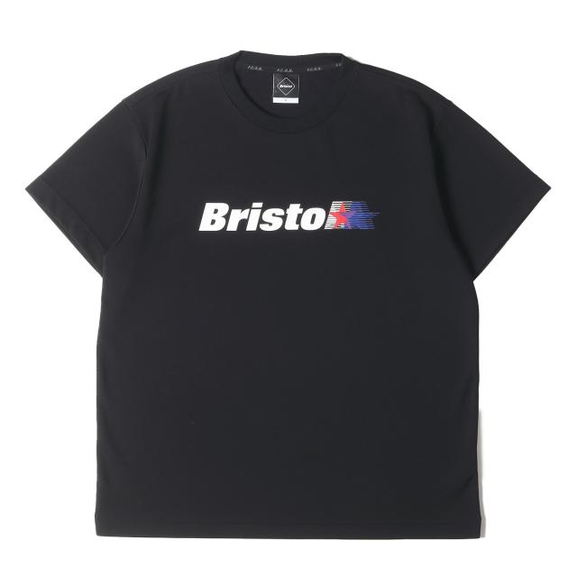 F.C.Real Bristol エフシーレアルブリストル Tシャツ サイズ:S / 20SS モーションスターロゴ メッシュジャージー Tシャツ(MOTION STAR TEE) / ブラック 黒 / トップス カットソー 半袖【メンズ】【中古】【K4503】