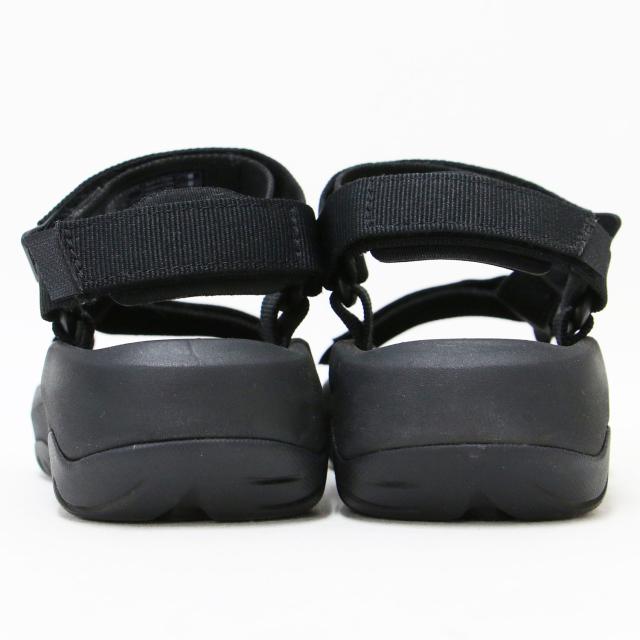 Teva テバ サンダル ブラック 黒 サイズ:US6(23.0cm) / ハリケーン XLT2 アンプソール 1131270 / HURRICANE AMPSOLE / サンダル ボリュームソール ベルクロ ベルト / シューズ 靴【レディース】【中古】【K4503】