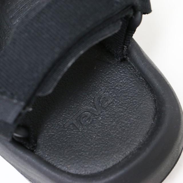 Teva テバ サンダル ブラック 黒 サイズ:US6(23.0cm) / ハリケーン XLT2 アンプソール 1131270 / HURRICANE AMPSOLE / サンダル ボリュームソール ベルクロ ベルト / シューズ 靴【レディース】【中古】【K4503】